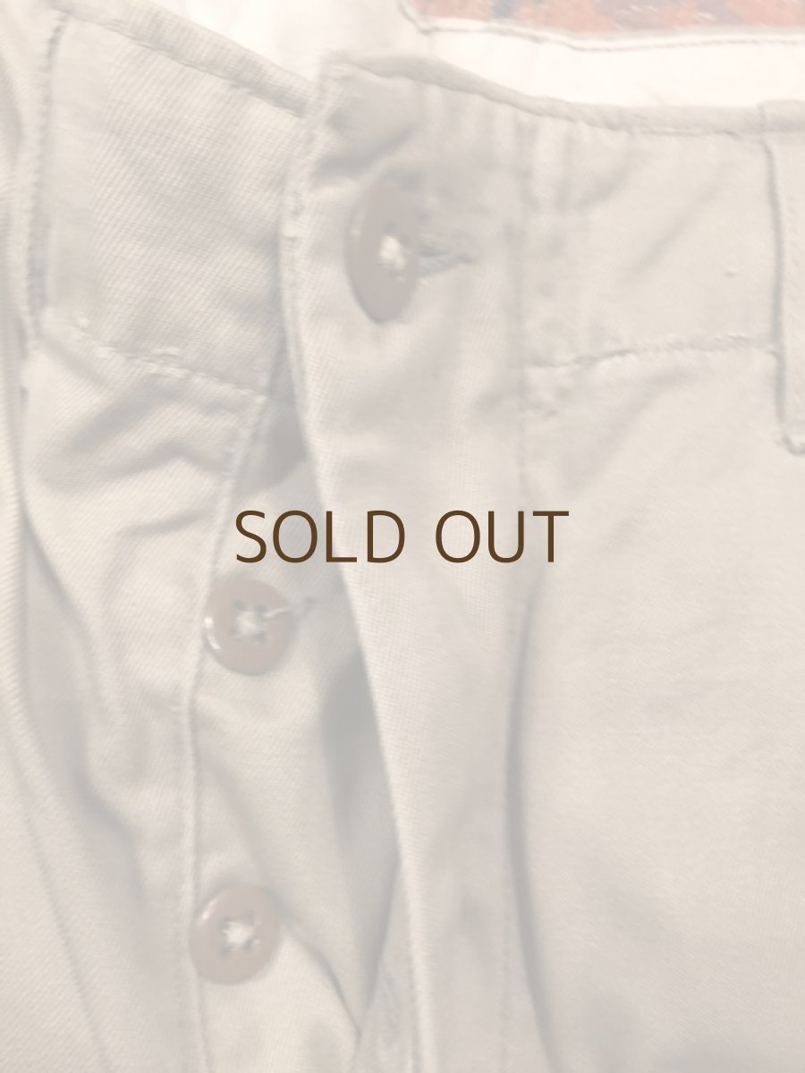 画像4: 40s US.Army  45 Khaki Trousers  W34 L31 (4)