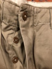 画像4: 40s US.Army  45 Khaki Trousers  W34 L31 (4)