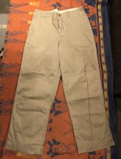 画像1: 40s US.Army  45 Khaki Trousers  W34 L31 (1)