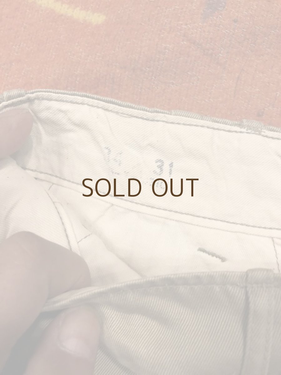 画像3: 40s US.Army  45 Khaki Trousers  W34 L31 (3)
