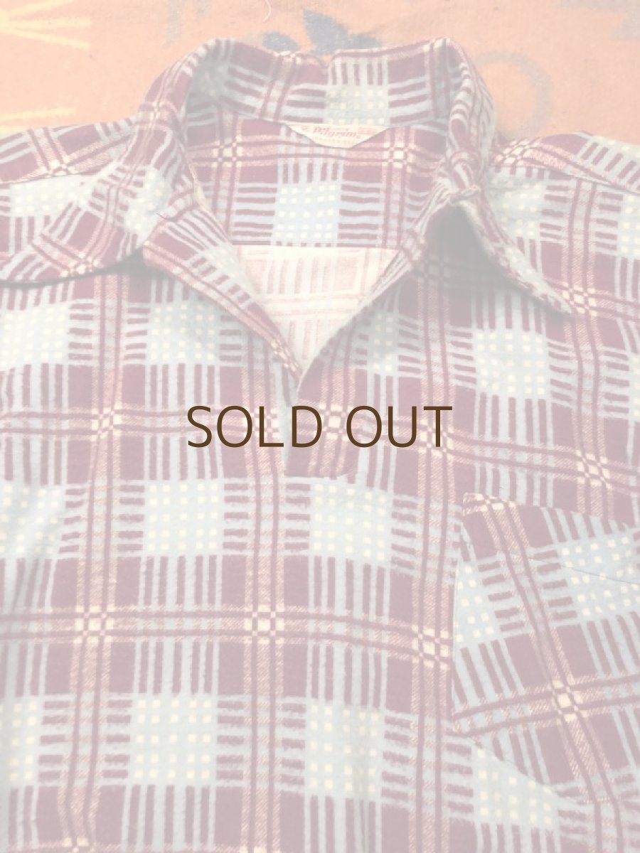 画像4: 50s Pilgrim Pullover Print Flannel (4)