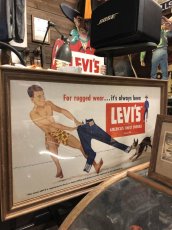 画像1: Early 50s LEVIS  Cardboard Sign (1)