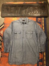 画像2: 5 Brother  Half Zip  Blue Chambray (2)