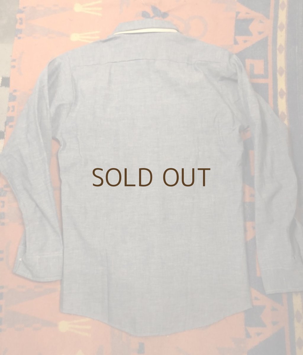 画像4: 70s DEE-CEE  Chambray Shirt  Dead Stock (4)