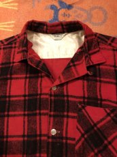 画像2: 50s HARLEY  Print Flannel (2)