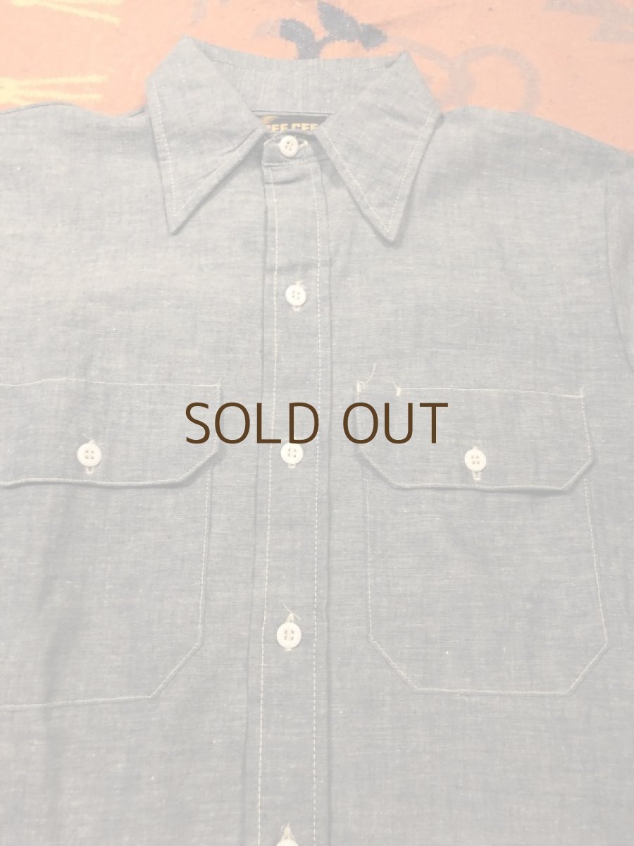 画像2: 70s DEE-CEE  Chambray Shirt  Dead Stock (2)