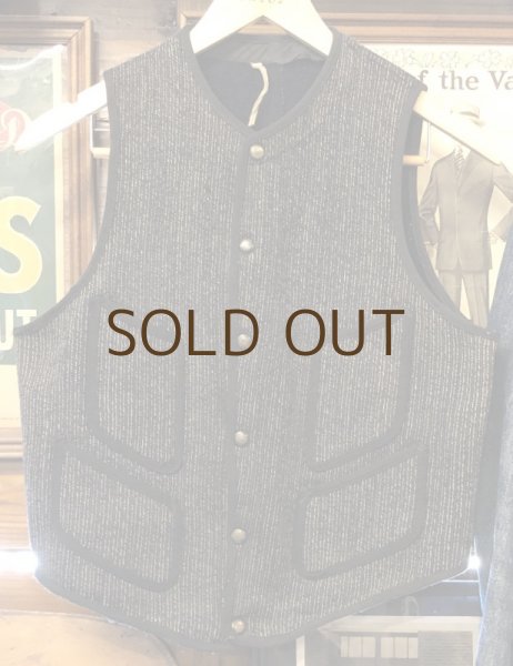 vintage 40s brown's beach vest ブラウンズビーチ 30年代 30s ブラウンズビーチベスト スナップボタン