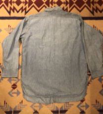 画像4: 30s Chin Strap Blue Chambray (4)