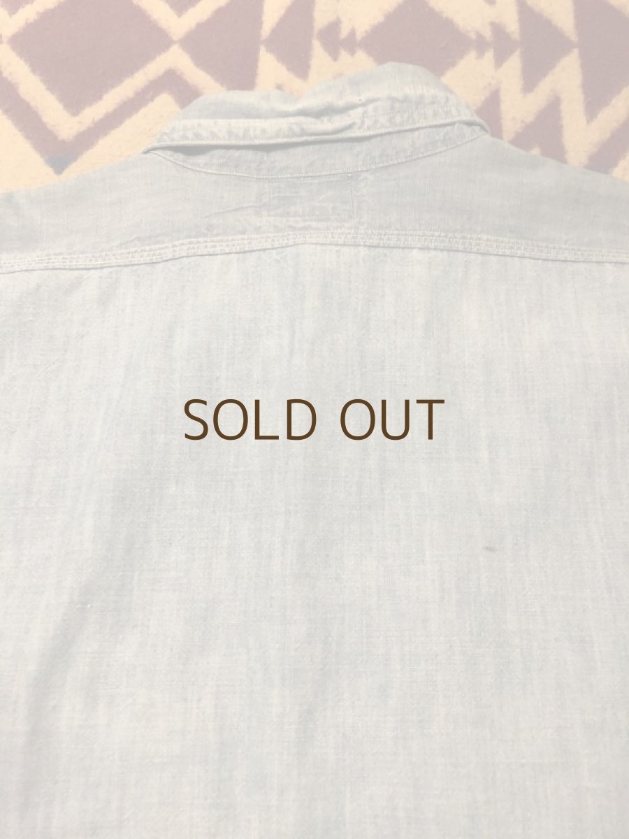 画像5: 30s Chin Strap Blue Chambray (5)