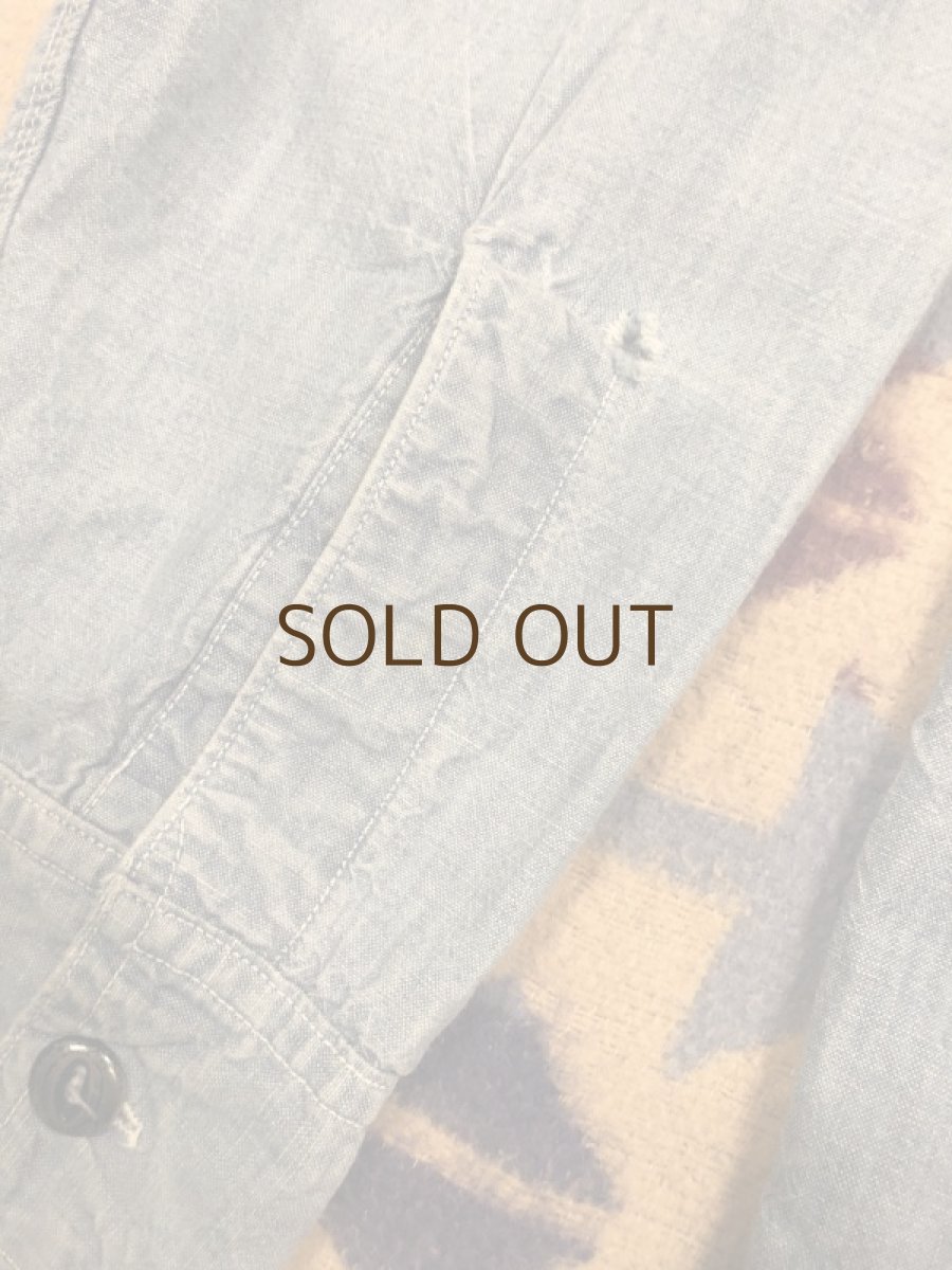 画像7: 30s Chin Strap Blue Chambray (7)