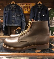 画像2: 50s work Boots  Dead Stock  ダークブラウン (2)