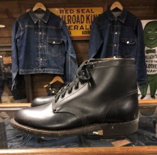 画像2: 40s Work Boot  Dead Stock  ブラック (2)