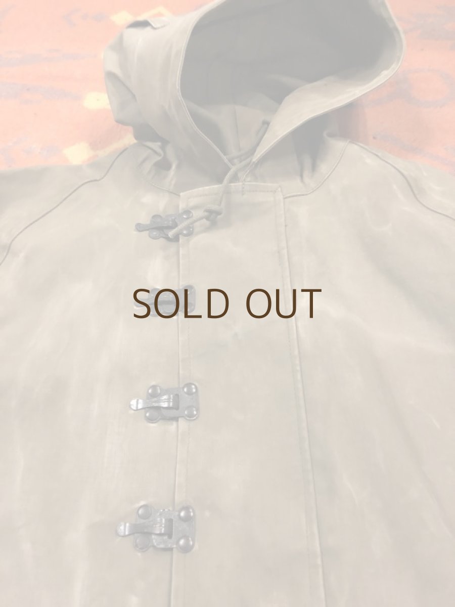 画像2: 40s US.Navy  Hook Rain Parka  Size M (2)