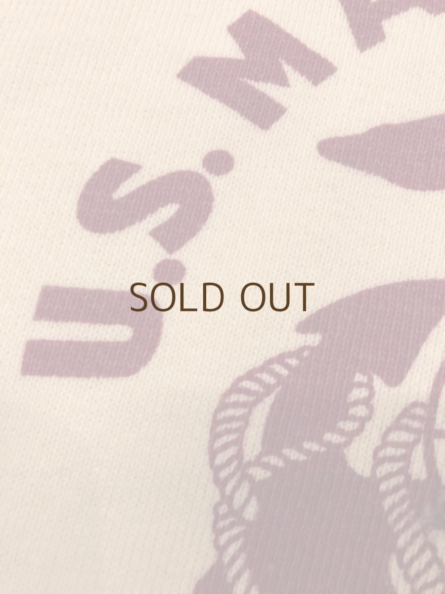 画像3: 50s US.MC  Half Zip  染込みバックプリント (3)