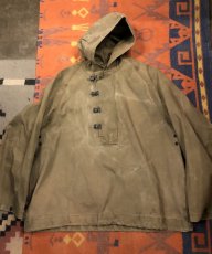 画像1: 40s US.Navy  Hook Rain Parka  Size M (1)