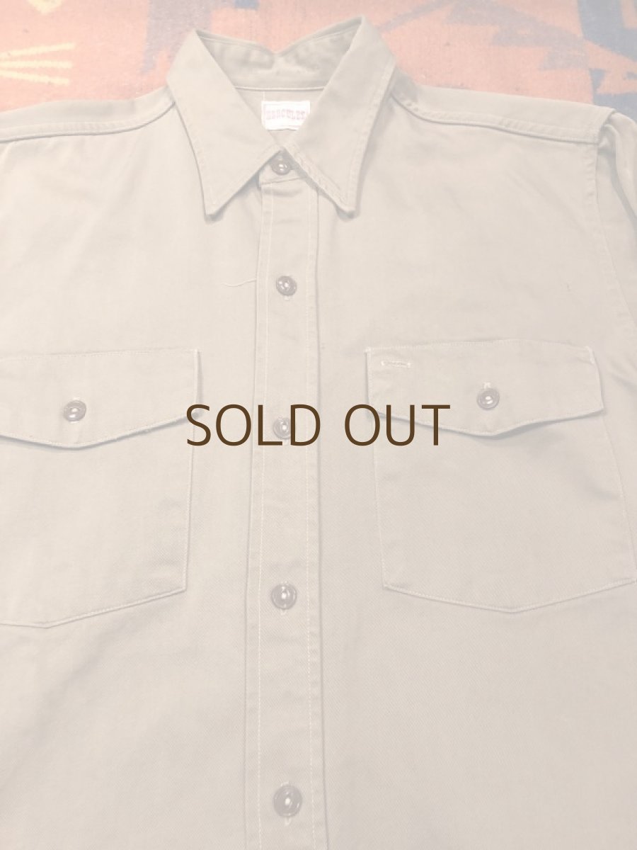 画像2: ~50s Hercules コットン・ツイル　Work Shirt  Size 15 1/2 (2)