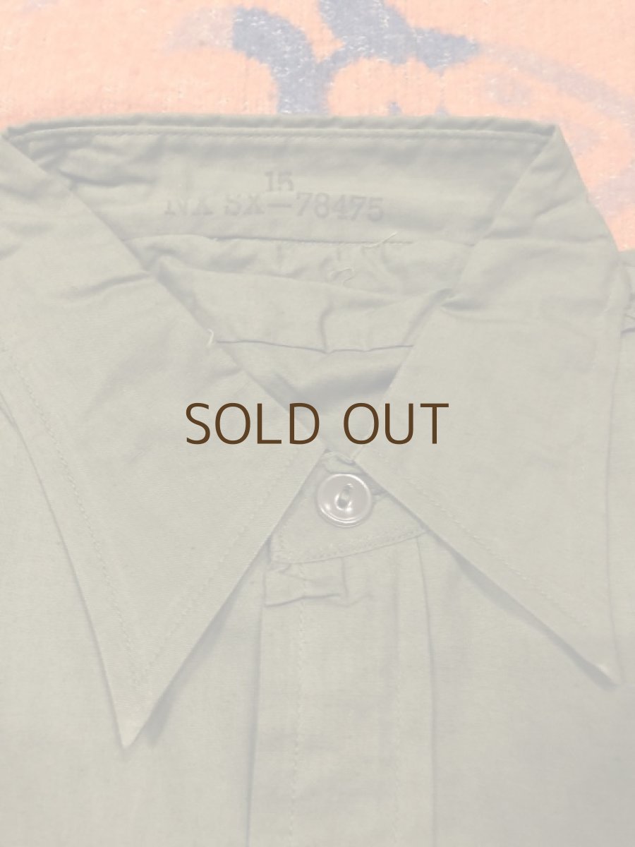 画像3: 40s US.Navy コットン・ポプリン  Size 15 (3)