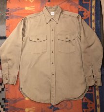 画像1: ~50s Hercules コットン・ツイル　Work Shirt  Size 15 1/2 (1)