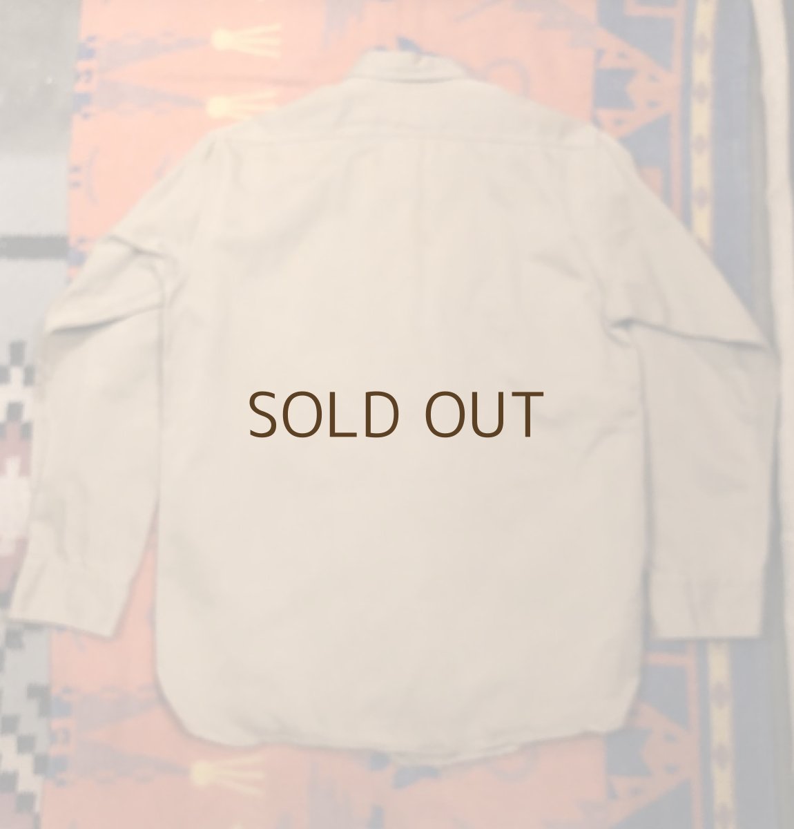 画像5: ~50s Hercules コットン・ツイル　Work Shirt  Size 15 1/2 (5)