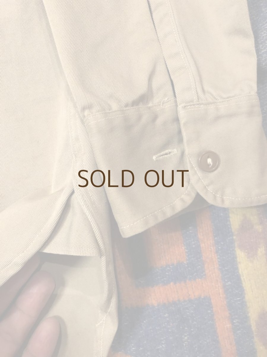 画像4: ~50s Hercules コットン・ツイル　Work Shirt  Size 15 1/2 (4)