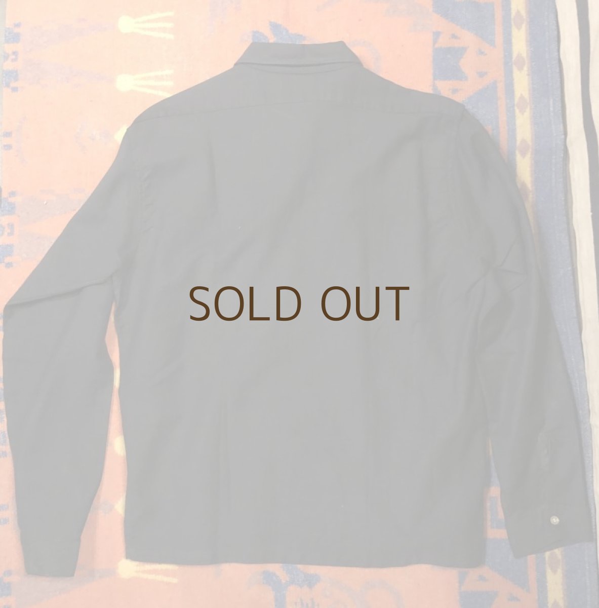 画像9: 50s 黒×白　Lace Up シャツ (9)