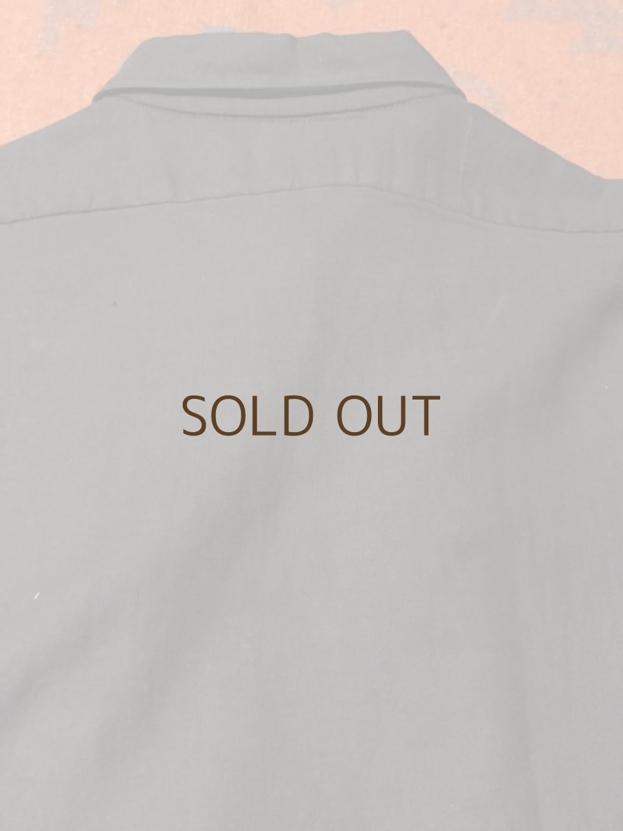 画像8: 50s 黒×白　Lace Up シャツ (8)