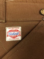 画像2: 50s Carhartt  N.O.S. ブラウンダック (2)