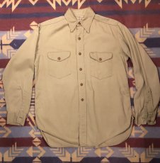 画像1: 4~50s SWEET-ORR  Cotton Work Shirt (1)