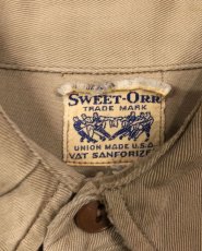 画像3: 4~50s SWEET-ORR  Cotton Work Shirt (3)