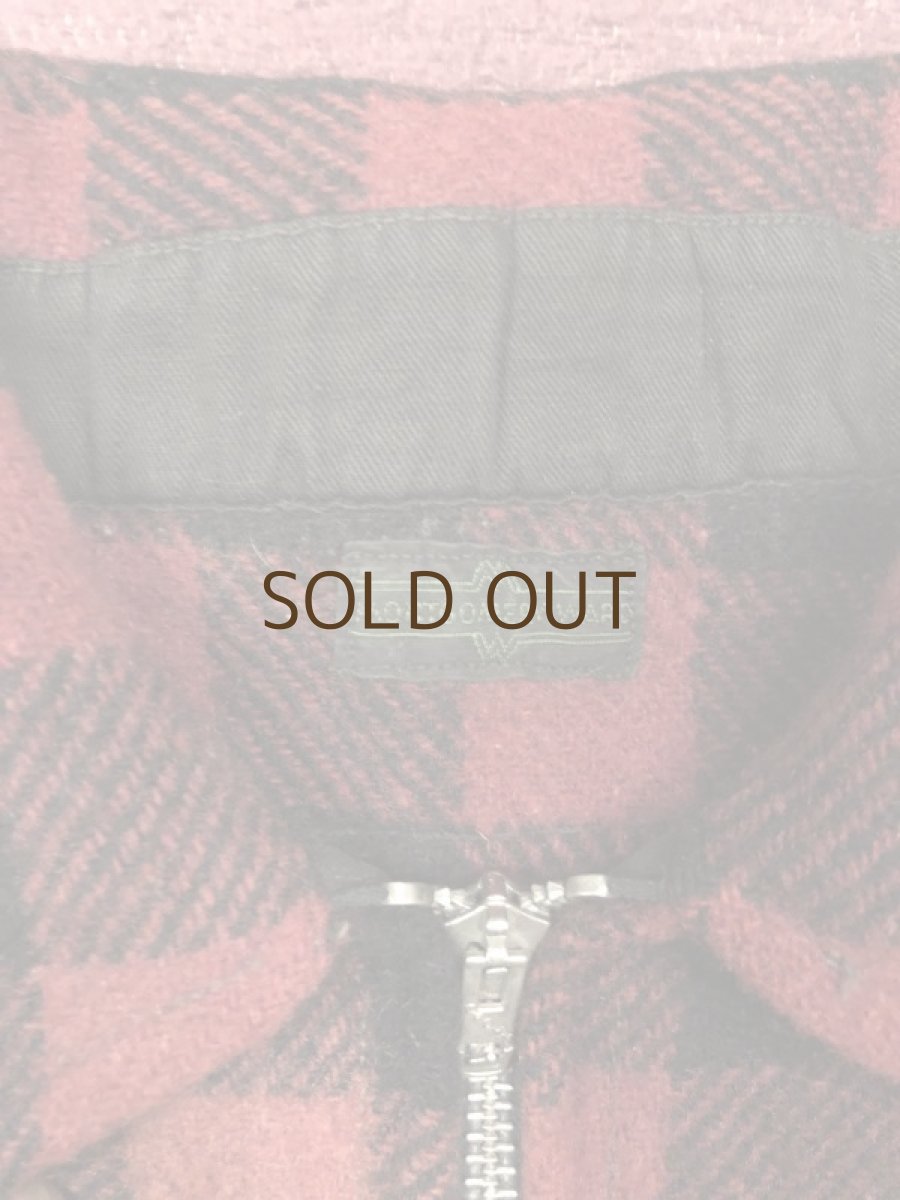 画像3: 3~40s Montgomery Ward  Half Zip  Wool Shirt (3)