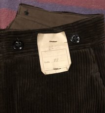 画像8: 30s French Work Pants  Dead Stock 太畝コーデュロイ (8)