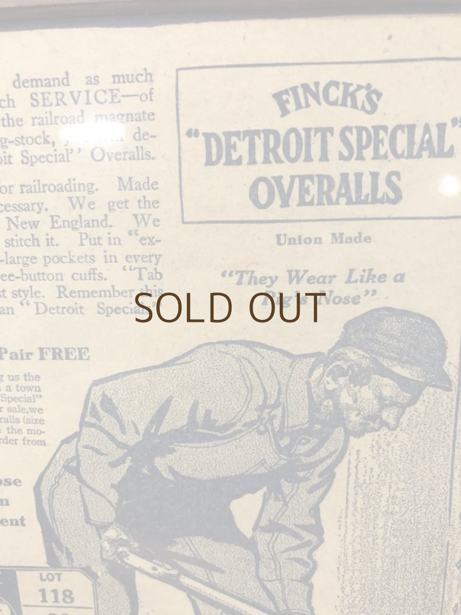 画像3: 1910s  Finck's Overall  Advertising (3)