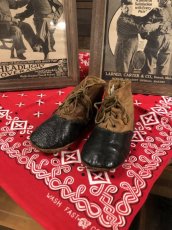 画像1: 1900~10s  Baby First Boots (1)