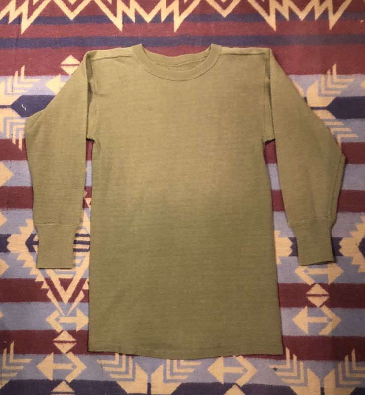画像1: 40s US.Army  Cotton・Wool  Shirt (1)
