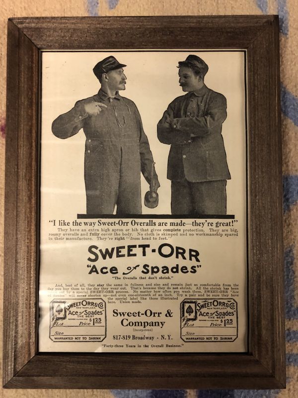 画像1: 1910s  SWEET-ORR  Advertising (1)